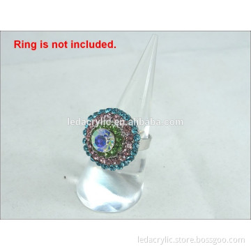 Acrylic cone ring stand